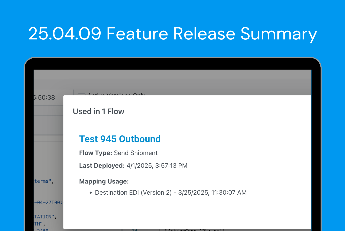 25.04.09 Feature Release Summary