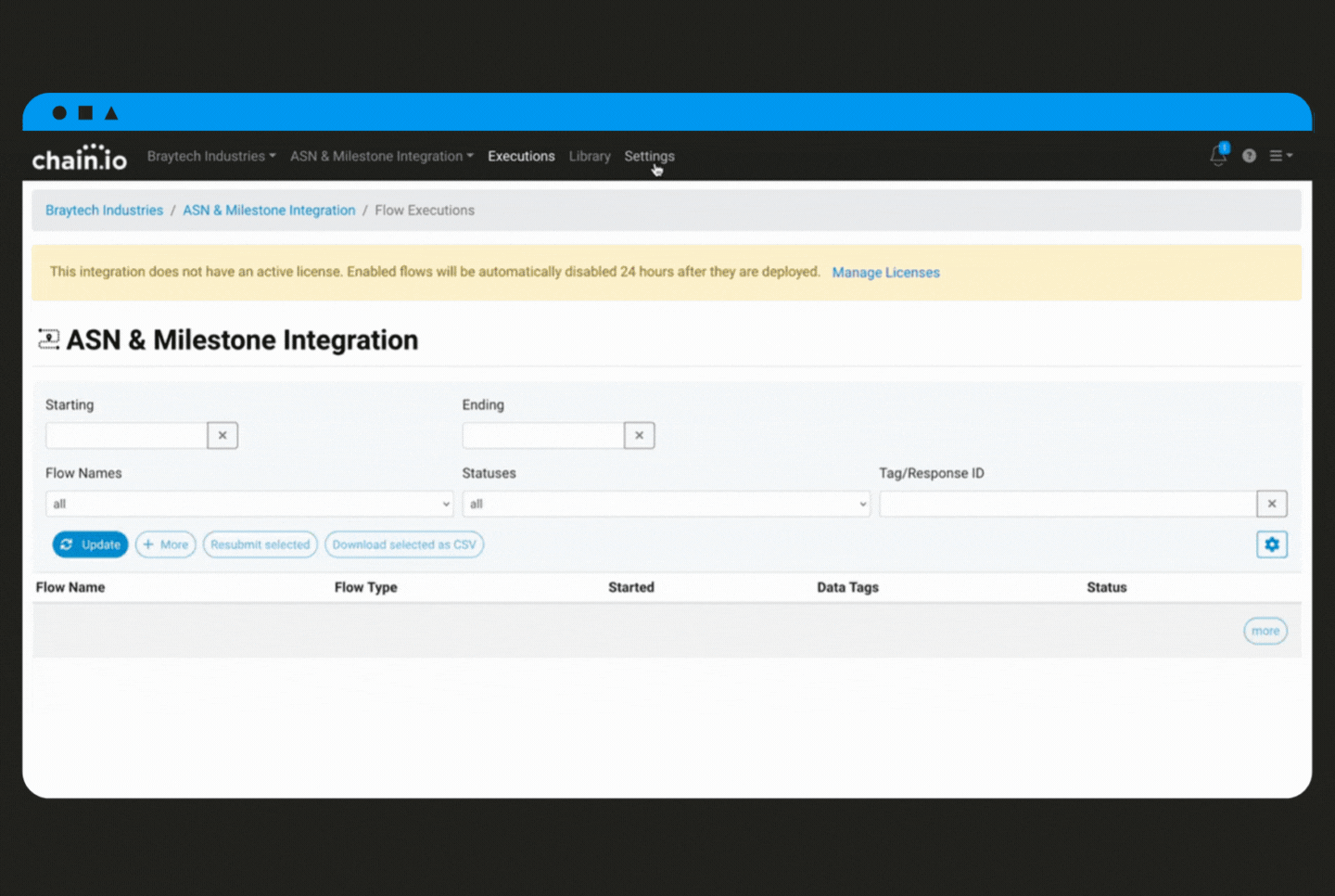 Chain.io product feature release