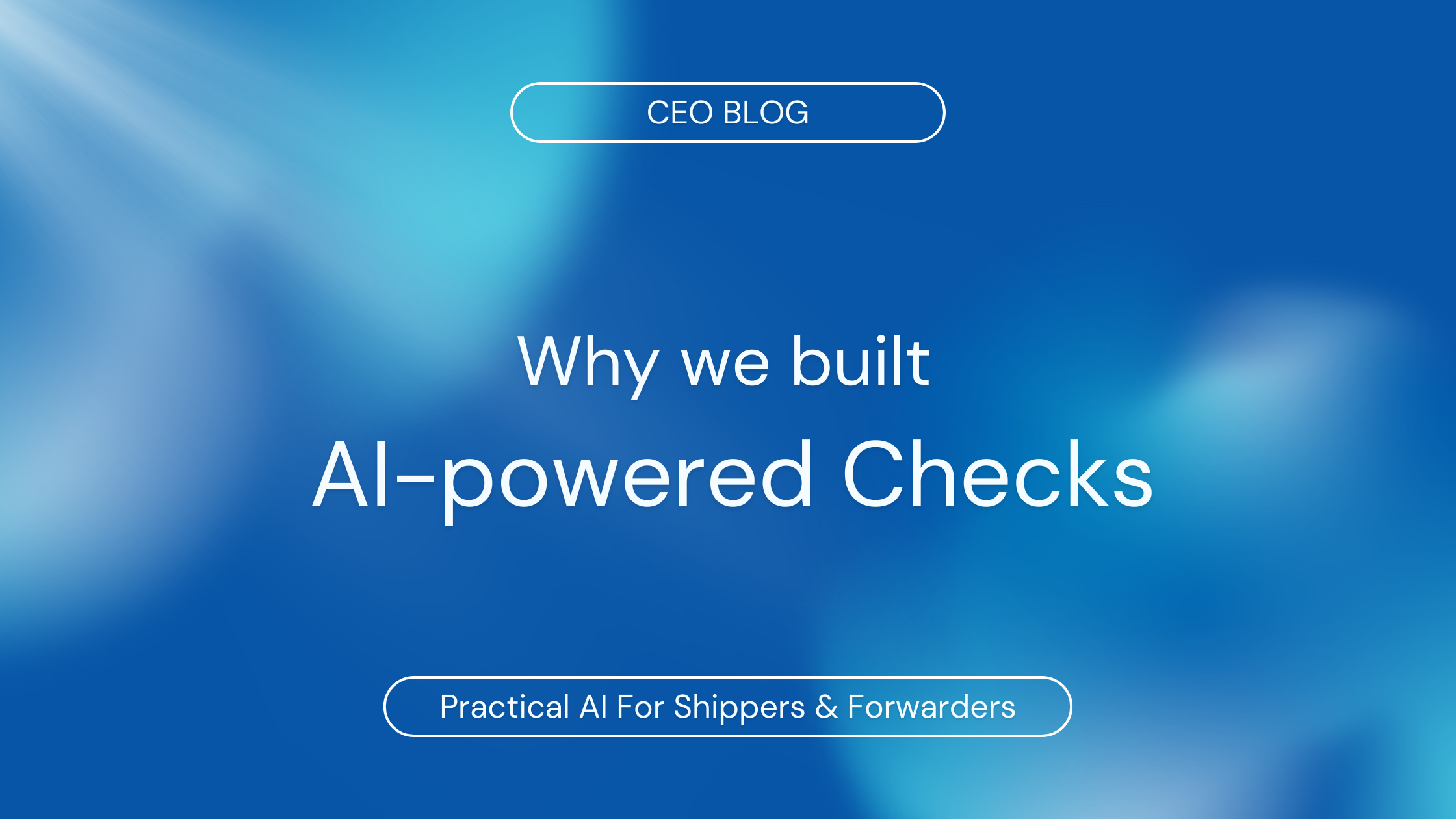 Why We Built AI Checks
