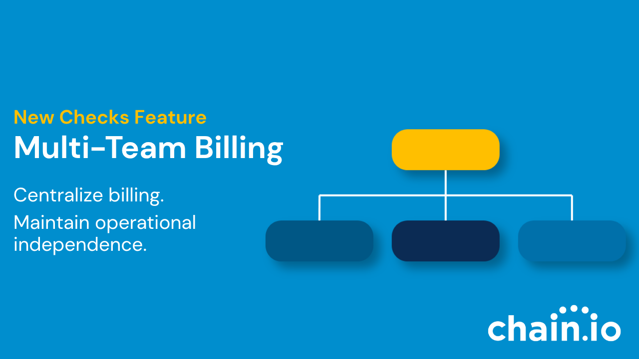Multi-team billing hero image with a flat image of a hierarchy